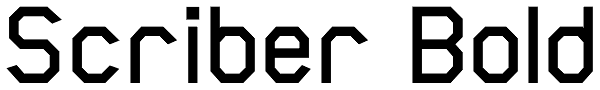Scriber Bold Font