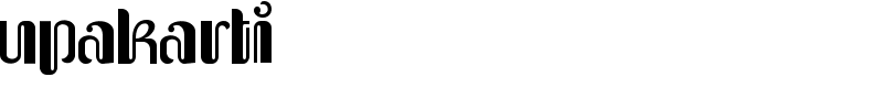 Upakarti Font