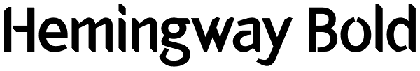 Hemingway Bold Font