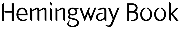 Hemingway Book Font