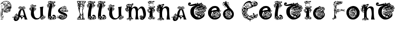 Pauls Illuminated Celtic Font Font