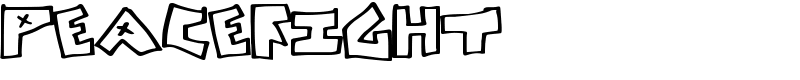 PeaceFight Font