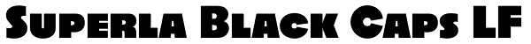 Superla Black Caps LF Font