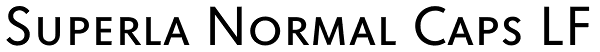 Superla Normal Caps LF Font
