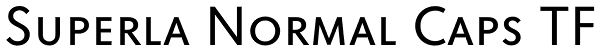 Superla Normal Caps TF Font