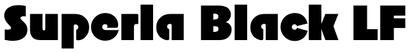 Superla Black LF Font