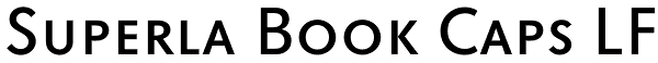 Superla Book Caps LF Font