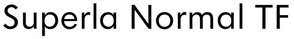 Superla Normal TF Font