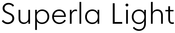 Superla Light Font