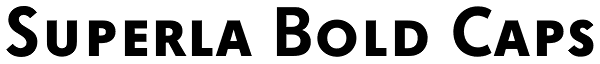 Superla Bold Caps Font