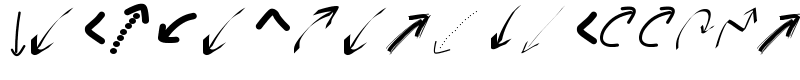 PeaxWebdesignarrows Font