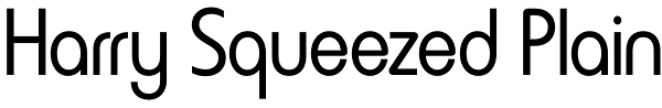 Harry Squeezed Plain Font