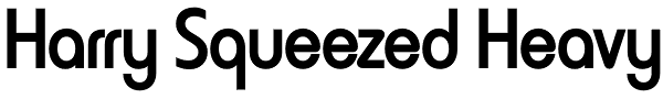 Harry Squeezed Heavy Font