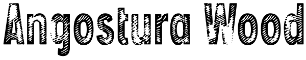 Angostura Wood Font