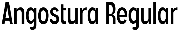 Angostura Regular Font
