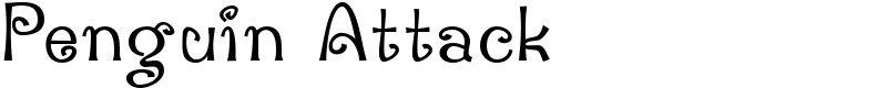 Penguin Attack Font