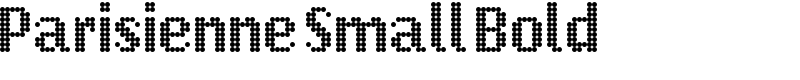 Parisienne Small Bold Font