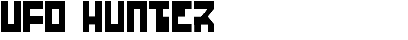 UFO Hunter Font