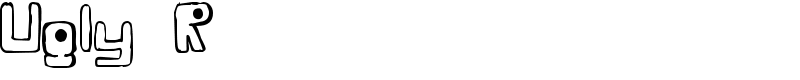 Ugly R Font