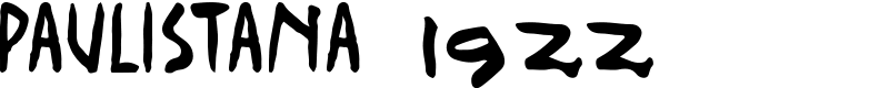 Paulistana 1922 Font