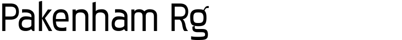Pakenham Rg Font