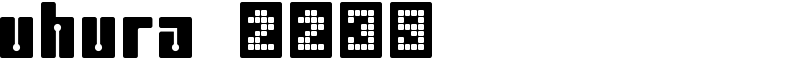 uhura 2239 Font
