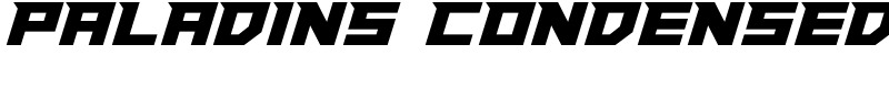 Paladins Condensed Font