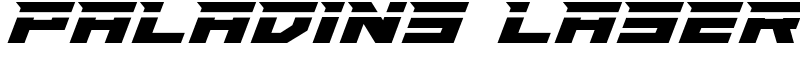 Paladins Laser Font