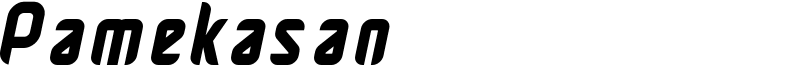 Pamekasan Font
