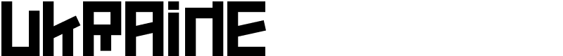 Ukraine Font
