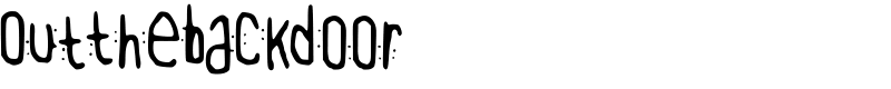 OutTheBackDoor Font