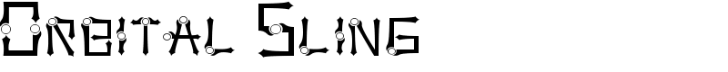 Orbital Sling Font