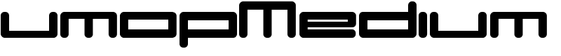 umopMedium Font