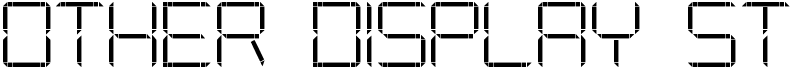 Other Display St Font