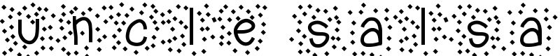 uncle salsa Font