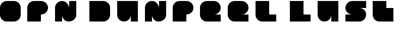 OPN DunPeel Lust Font