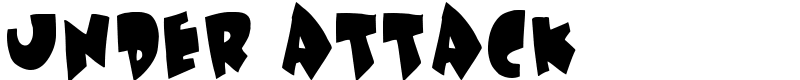 Under attack Font