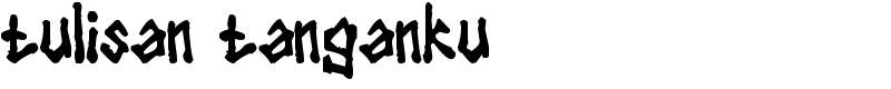 tulisan tanganku Font