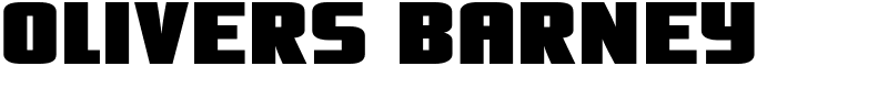 Olivers Barney Font