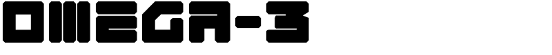 Omega-3 Font