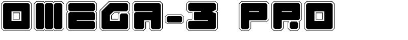 Omega-3 Pro Font