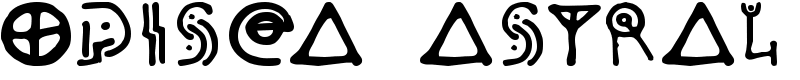Odisea Astral Font