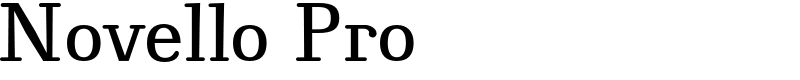 Novello Pro Font