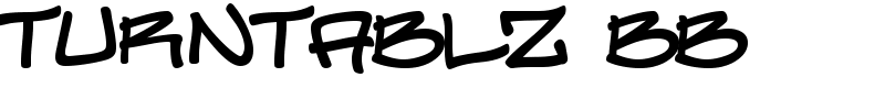 Turntablz BB Font