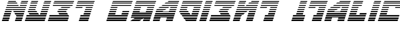 Nyet Gradient Italic Font