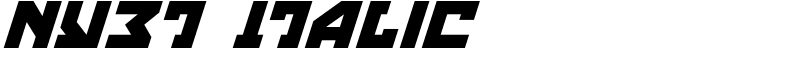 Nyet Italic Font