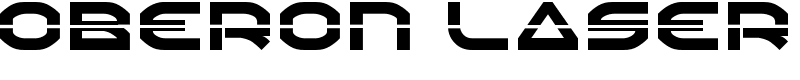 Oberon Laser Font