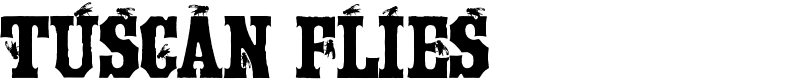 Tuscan Flies Font