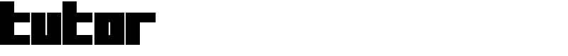 Tutor Font