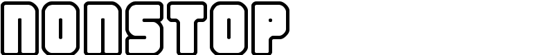 Nonstop Font